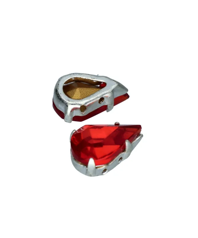 Pearshape Engastada Preciosa 13x8mm, Light Siam | Tierra de Abalorios Pearshape Engastada Preciosa 13x8mm, Light Siam | Tierra de Abalorios