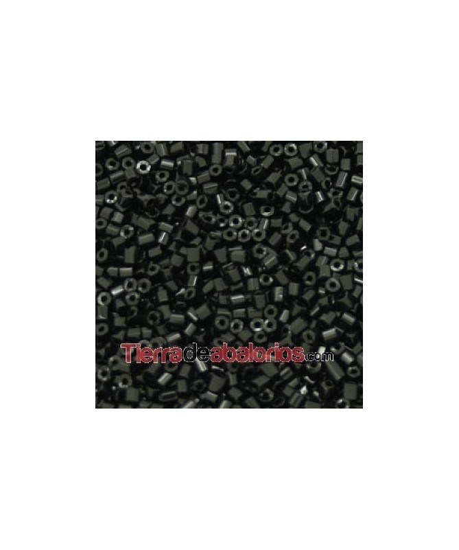 Cortadillo Cristal Preciosa® 11/0, Negro (500grs.) | Tierra de Abalorios