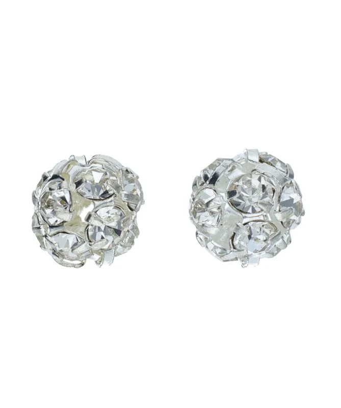 Bola Engarzada 6mm Baño Plata, Swarovski Cristal | Tierra de Abalorios Bola Engarzada 6mm Baño Plata, Swarovski Cristal | Tierra de Abalorios