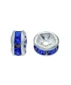 Swarovski 9843 Rondel 5mm Plata/Sapphire | Tierra de Abalorios