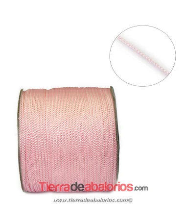 Cordón Trenzado 2mm, Rosa