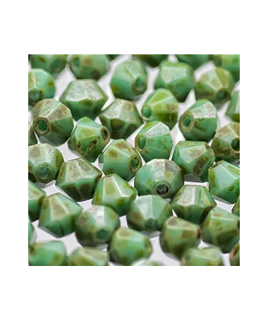 Tupi Bohemia 4mm - Verde Turquesa Travertin (46 uds.) Tupi Bohemia 4mm - Verde Turquesa Travertin (46 uds.)