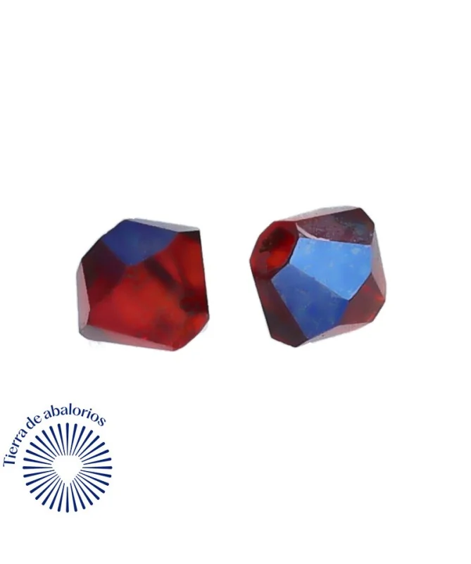 Tupi Swarovski 3mm, Ruby Siam Blue