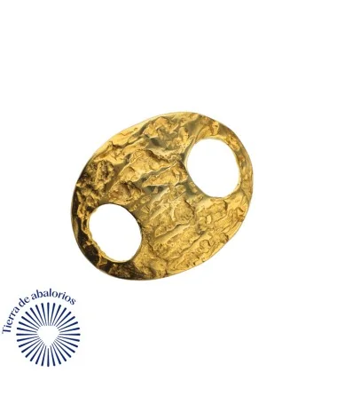 Calabrote Piedra 44x35mm, Dorado