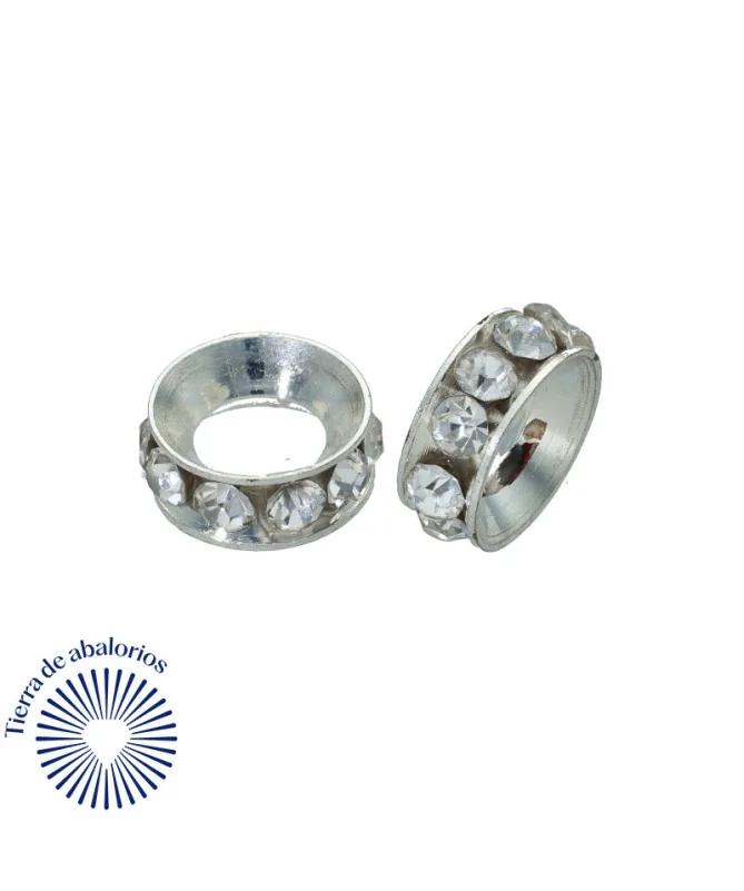 Rondel 14mm Agujero 7mm, Cristal Swarovski