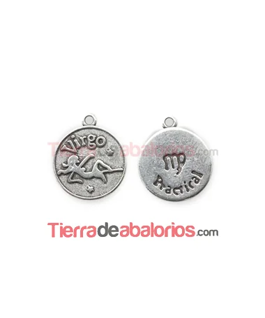 Medalla 17mm con Anilla, Geminis